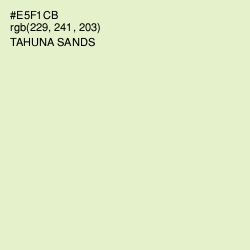 #E5F1CB - Tahuna Sands Color Image